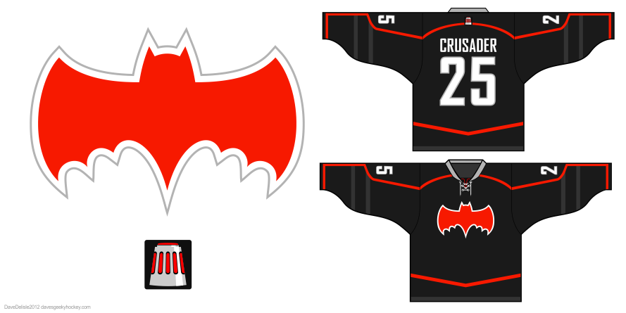 batman hockey jersey