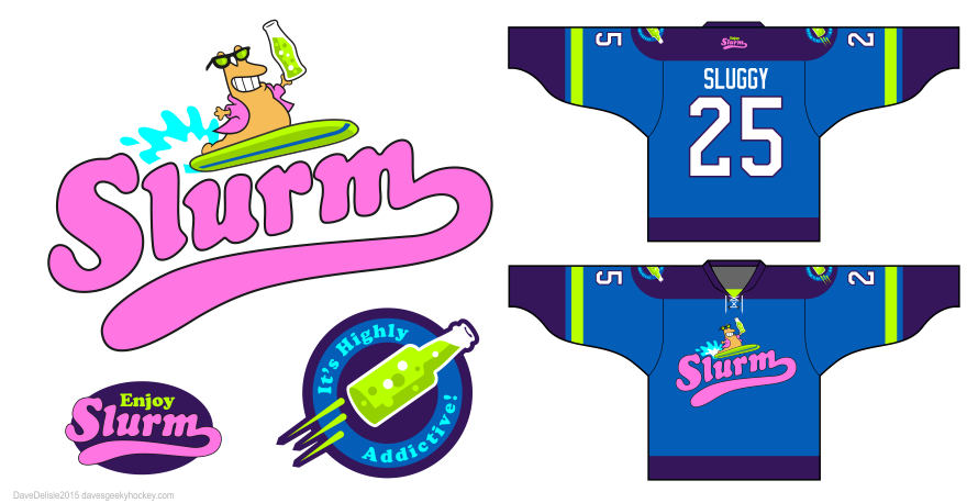 Slurm hockey jersey design 2015 dave delisle davesgeekyhockey