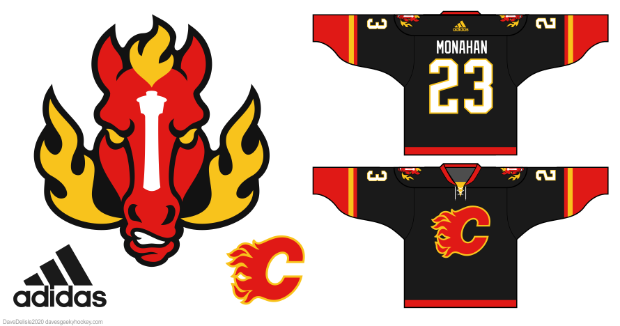 Large Men's Calgary Flames Jersey Pro Player Horse Blasty Alternate Black  Large - Waterfront Online